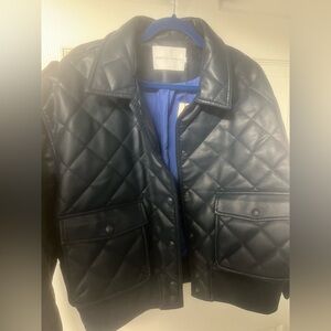Rebecca Minkoff Black Quilted Puffer Jacket